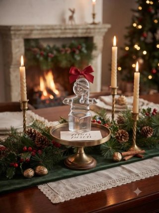 Navidad Figura Cristal Orrefors (Jack in the Box)