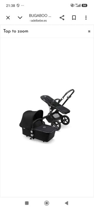 Carro Bugaboo Negro