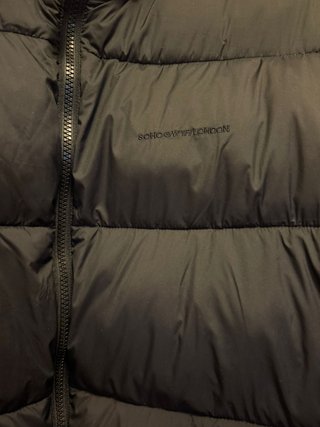 Chaqueta acolchada H&M negra Talla S