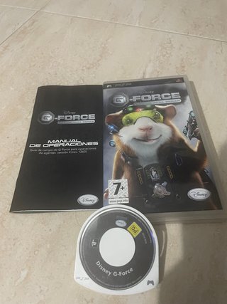 Disney G-Force PSP Juego + Manual