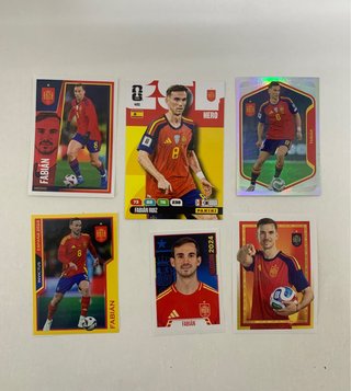 Cromos de fútbol de Fabián Ruiz
