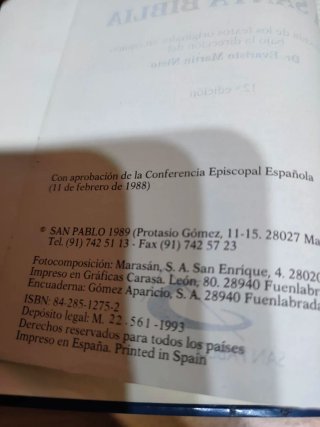 La Santa Biblia