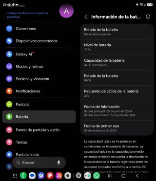 Samsung Galaxy Z Fold6 12GB RAM 256GB Plata |