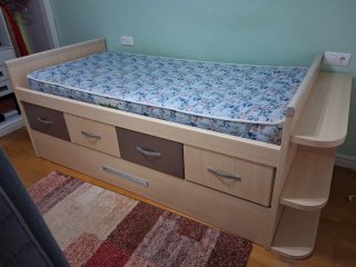 Cama nido con 4 cajones y colchones