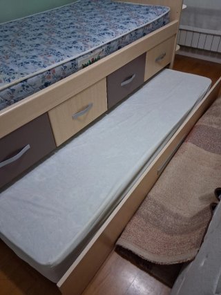 Cama nido con 4 cajones y colchones