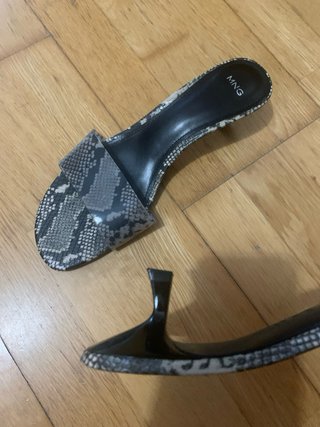Sandalias Mango estampado serpiente
