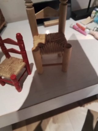 Mini Sillas Muñecas Barriguitas nuevas años 80/90
