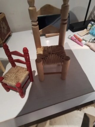 Mini Sillas Muñecas Barriguitas nuevas años 80/90