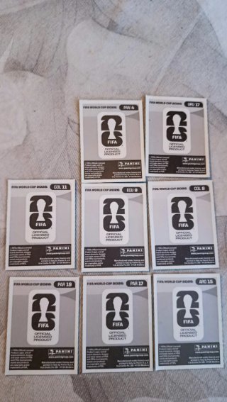 Cromos Panini Mundial 2026 CAMBIO