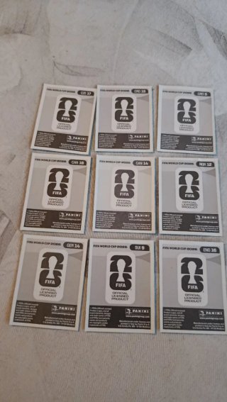 Cromos Panini Mundial 2026 CAMBIO