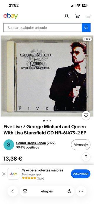 CD George Michael & Queen con Lisa Stansfield