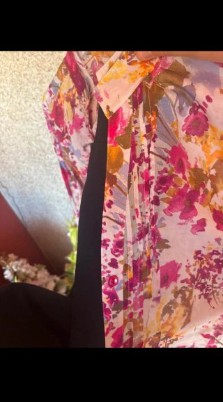 Blusa floral ERFO talla 46