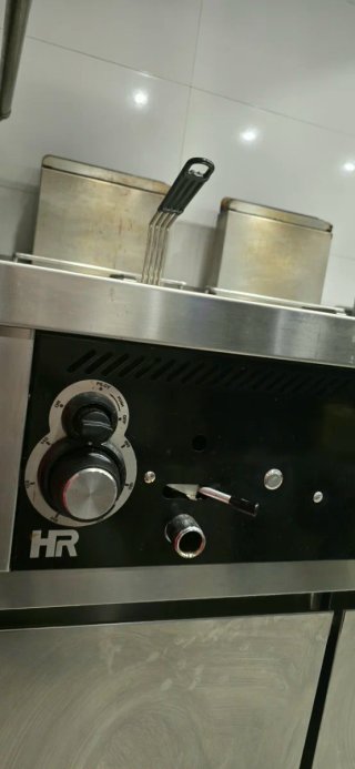 Freidora Industrial Gas HR Fainca Doble Cuba 12+12