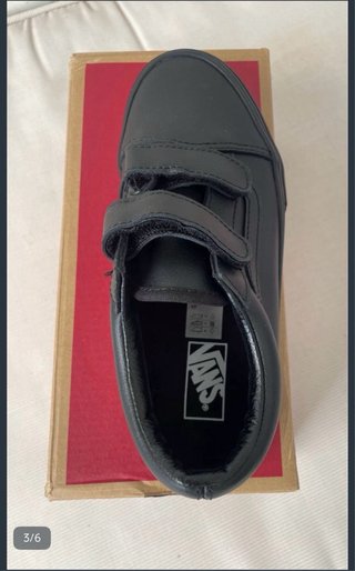 Vans Old Skool Velcro Negro Talla 34