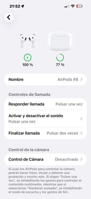Apple AirPods 4, Auriculares inalámbricos MTCQ0M