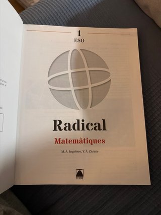 Radical 1. Matemàtiques 1 ESO