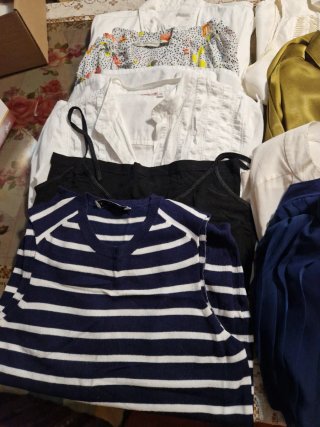 Lote 9 camisas y blusas talla S