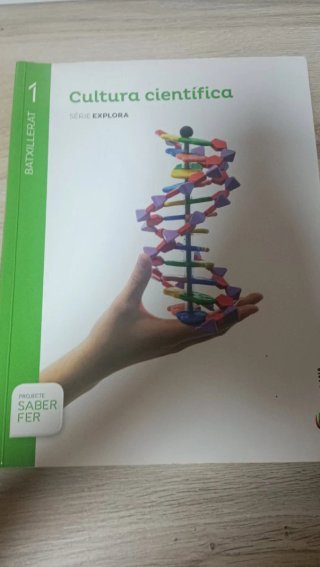 Libro: Cultura científica 1 batxillerat (Catalán)