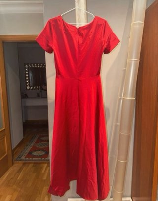 Vestido Zara fiesta rojo talla L