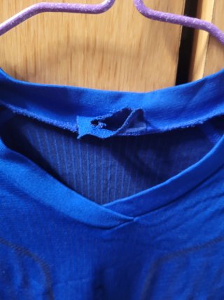 Camiseta Térmica Kipsta Hombre Azul