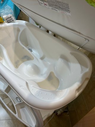 Bañera para bebé con cambiador