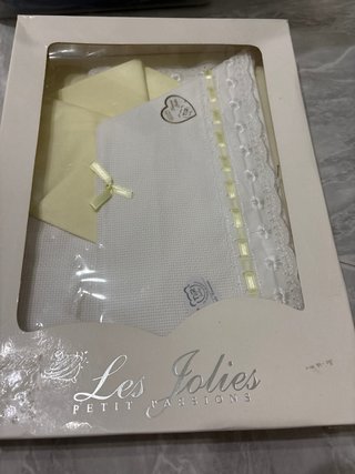Lenzuolo culla cotone con pizzo