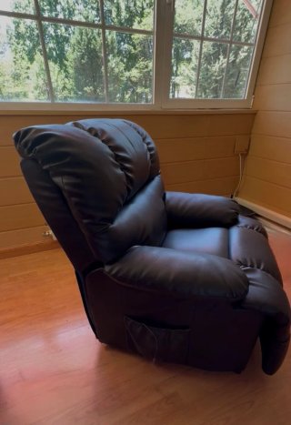 Sillón relax eléctrico elevador masaje calor