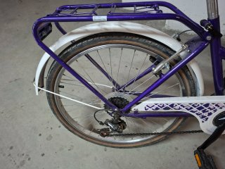 Bicicleta Morada Infantil