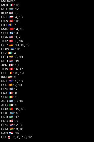 Cromos Mundial 2026