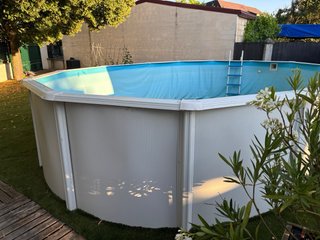 Piscina Gre 640x366x120cm Blanca