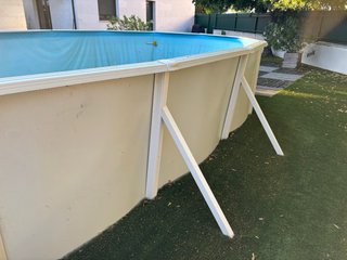 Piscina Gre 640x366x120cm Blanca