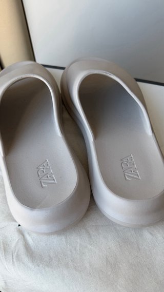 Sandalias Piscina Zara Blancas