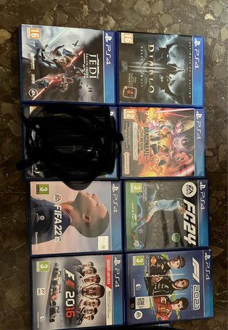 Pack 7 Juegos PS4: Star Wars, Diablo, F1, FIFA, FC