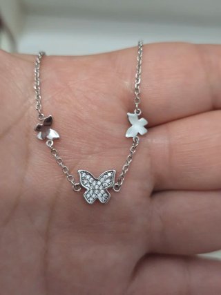 Pulsera Plata 925 Mariposas