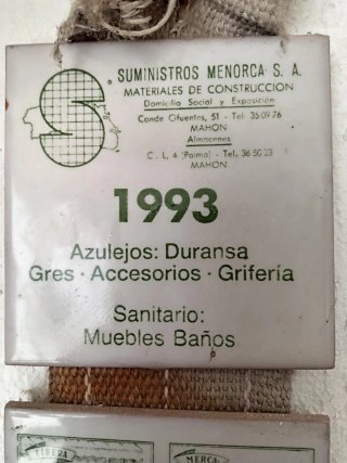 Recuerdos Menorca Calendarios albarcas Antiguos
