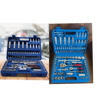 Kit Attrezzi 108 Pezzi Chiavi Bussola Valigetta