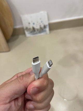 Cable USB-C a Lightning 1m Blanco