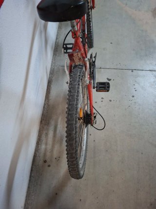 Bicicleta de adulto roja