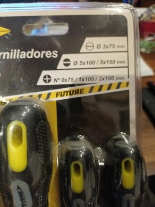 Juego 6 destornilladores FUTURE