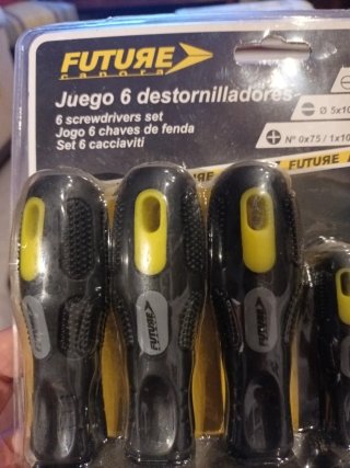 Juego 6 destornilladores FUTURE
