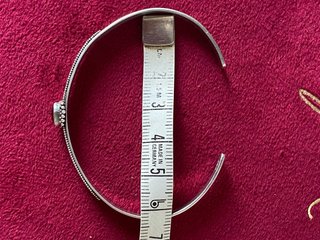 Bracciale vintage argento 925 e corniola