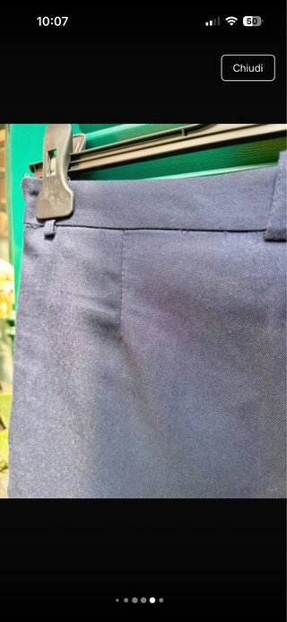 Minigonna H&M Divided blu vita bassa elegante