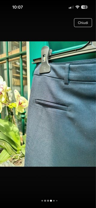 Minigonna H&M Divided blu vita bassa elegante
