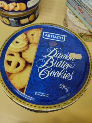 Lote 4 Cajas Chapa Danesita Galletas