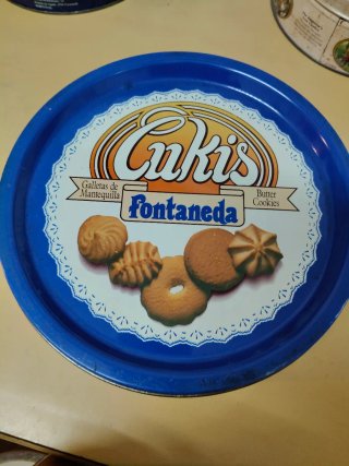 Lote 4 Cajas Chapa Danesita Galletas