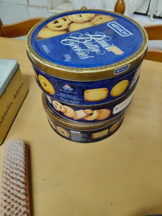 Lote 4 Cajas Chapa Danesita Galletas