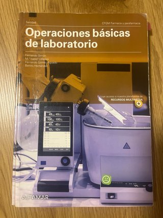 Libros 1 de farmacia y parafarmacia (grado medio)