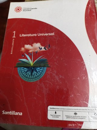 Literatura Universal, 1, Bachillerato, Proyecto...