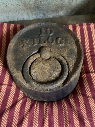 Pesa de hierro fundido 10 kg