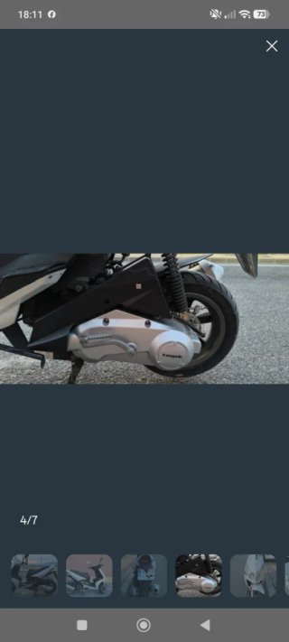 Moto 125cc Scooter Blanca